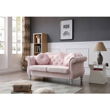 Hollywood Loveseat, Pink