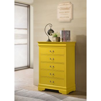 Louis Phillipe Chest, Yellow