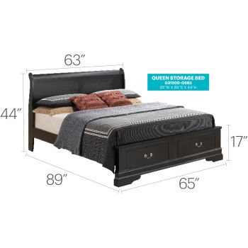 Louis Phillipe Beds Collection