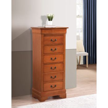 Louis Phillipe Lingerie Chest, Oak