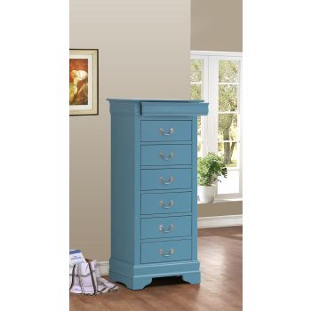 Louis Phillipe Lingerie Chest, Teal