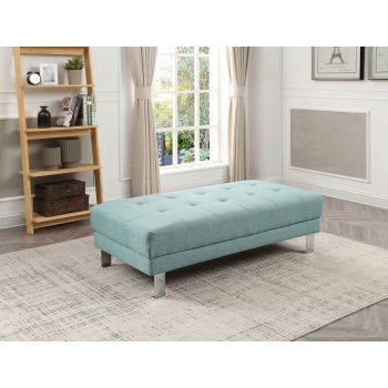 Riveredge Ottoman, Teal
