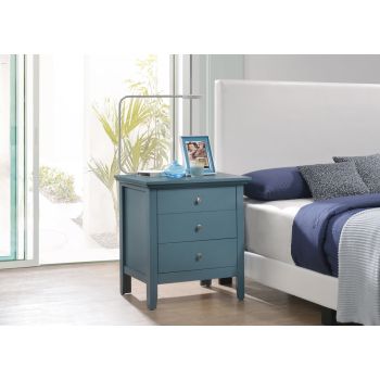 Hammond Night Stand, Teal