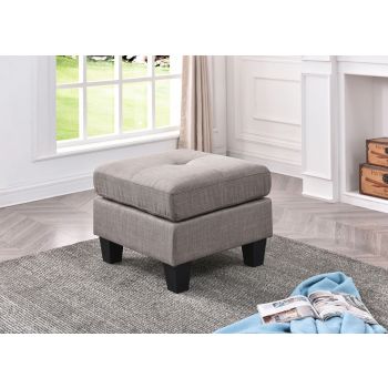 Newbury Ottoman, Gray