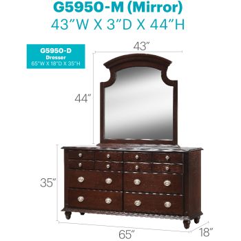 Summit Dresser, Cappuccino