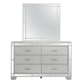 Madison Dresser, Silver Champagne