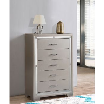 Alana Chest, Silver Champagne