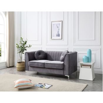 Delray Loveseat, Gray