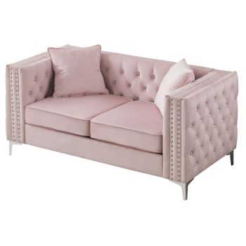 Paige Loveseat, Pink