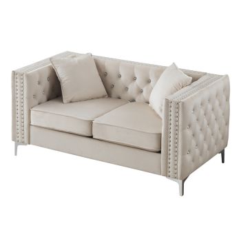 Paige Loveseat, Ivory