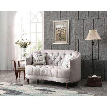 Charleston Loveseat, Light Gray