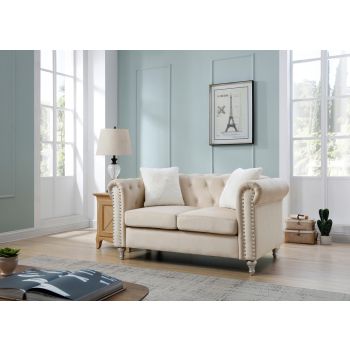 Raisa Loveseat, Beige