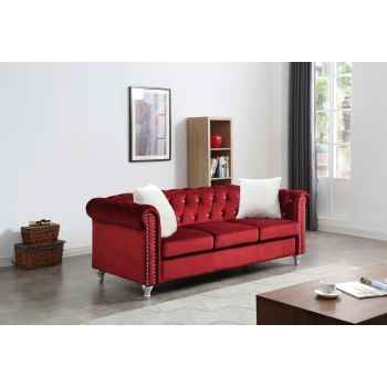 Raisa Sofa, Burgundy