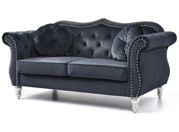 Hollywood Loveseat, Black