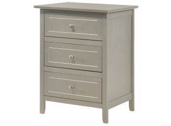 Daniel Nightstand, Silver Champagne