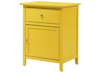 Izzy Night Stand, Yellow