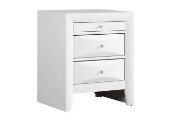 Marilla Night Stand, White