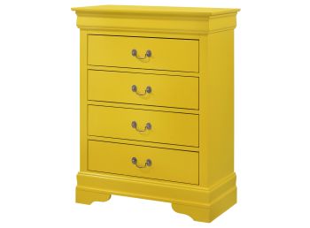 Louis Phillipe Chest, Yellow