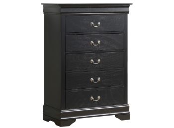 Louis Phillipe Chest, Black