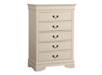 Louis Phillipe Chest, Beige