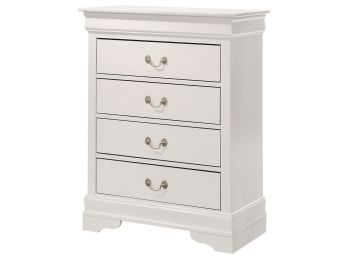 Louis Phillipe Chest, White