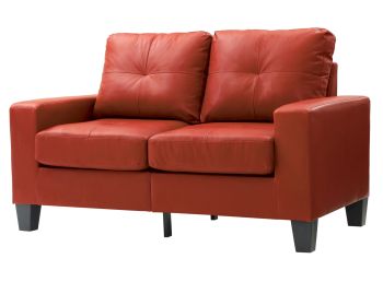 Newbury Loveseat, Red