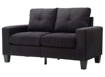 Newbury Loveseat, Black