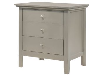 Hammond Night Stand, Silver Champagne