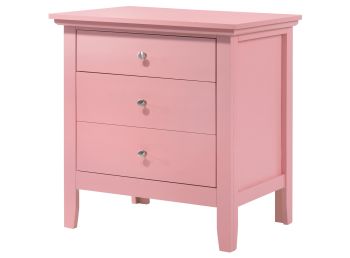 Hammond Night Stand, Pink