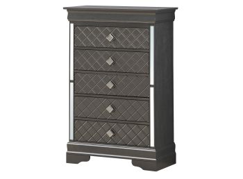 Verona Chest, Metalic Black