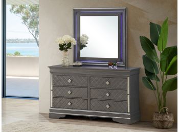 Verona Dresser, Metalic Black