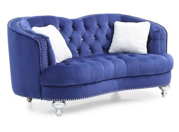 Jewel Loveseat, Blue