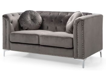 Pompano Loveseat, Dark Gray