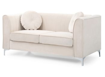 Delray Loveseat, Ivory