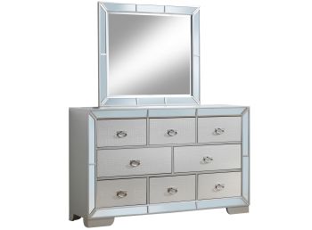 Hollywood Hills Dresser, Silver Champagne