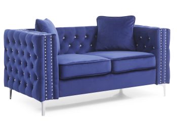 Paige Loveseat, Blue