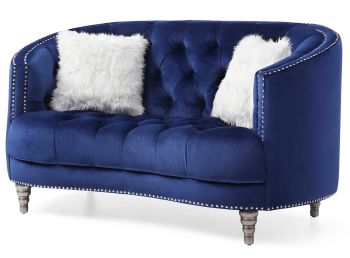 Dania Loveseat, Blue