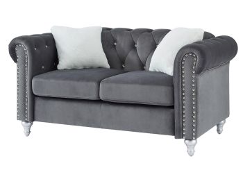 Raisa Loveseat, Gray