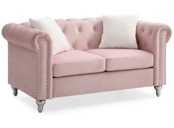Raisa Loveseat, Pink