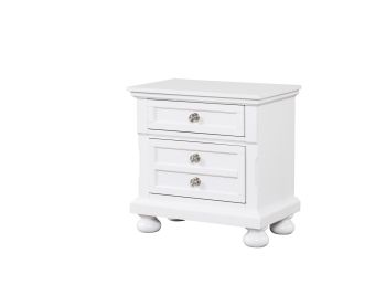 Meade Nightstand, White