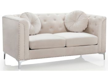 Pompano Loveseat, Ivory