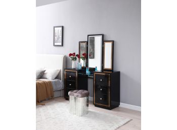 Vanity Mirror and Table