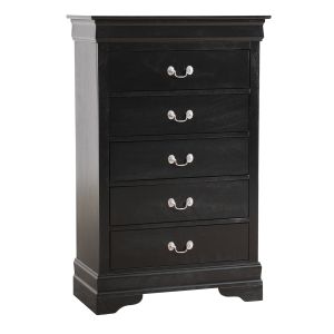 Louisphillipe Chest, Black