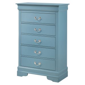 Louisphillipe Chest, Teal