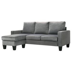 Jessica Sofa Chaise, Gray