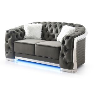 Sapphire Loveseat, Gray