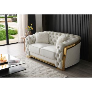 Lexi Loveseat, Ivory