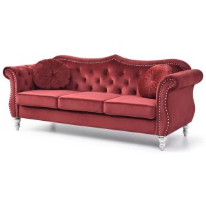 Hollywood Sofa, Burgundy