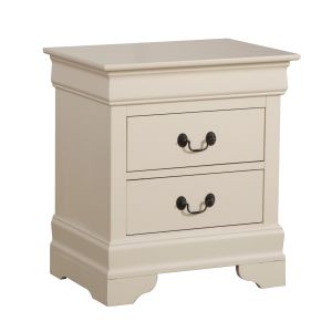 Louis Phillipe Night Stand, Beige