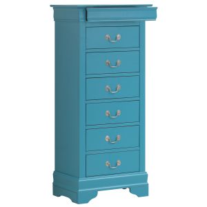 Louis Phillipe Lingerie Chest, Teal